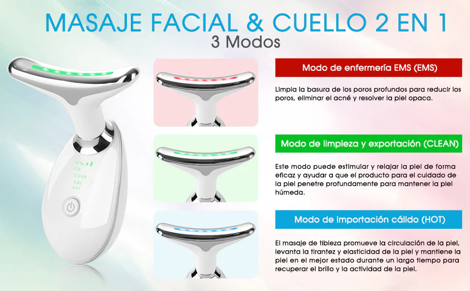 Masajeador Facial Antiarrugas y Cuidado De La Piel